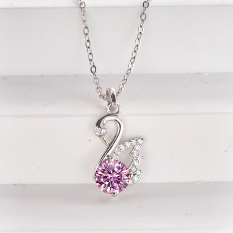 JoiasHome Fashion Silver s925 Swan D Color