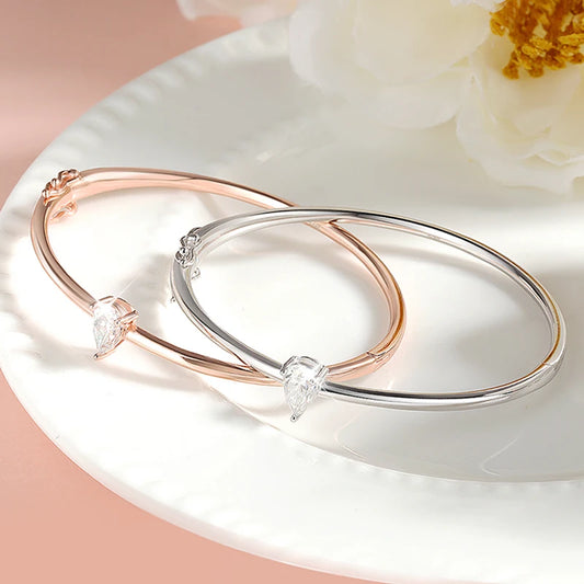 Smyoue Moissanite Bangles Bracelets