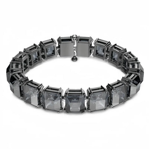 S925 sterling silver octagonal cut bracelet