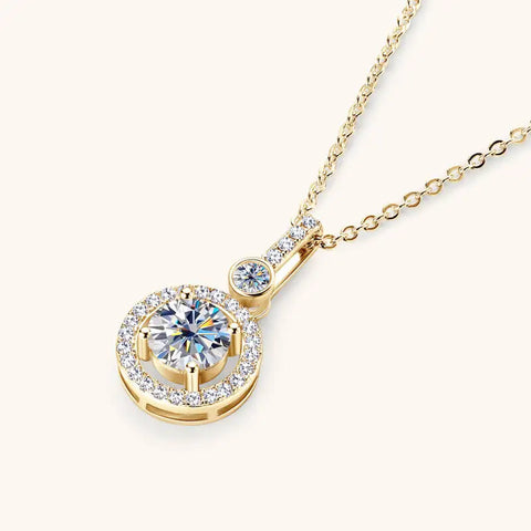 Luxury 1carat Moissanite Women's Necklace