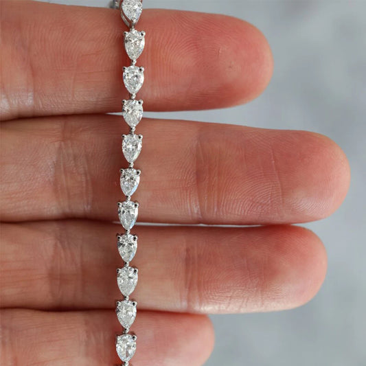 3*5mm Pear Cut D Color Full Moissanite
