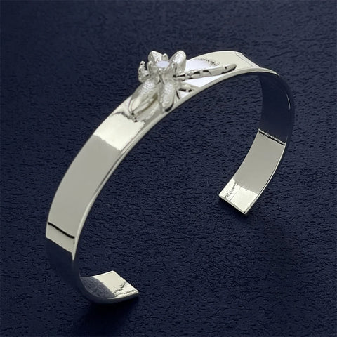 Fashion Silver Color Dragonfly Bangle
