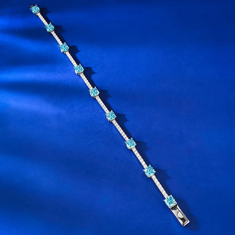 Zircon Blue Diamond Bracelet