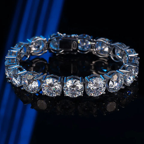 Big Moissanite Tennis Bracelet