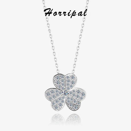 Clover Moissanite Necklace