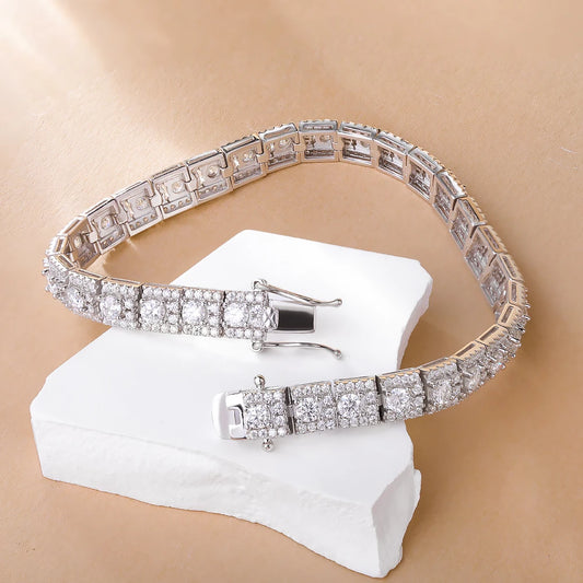Luxury 3mm Moissanite Tennis Bracelet