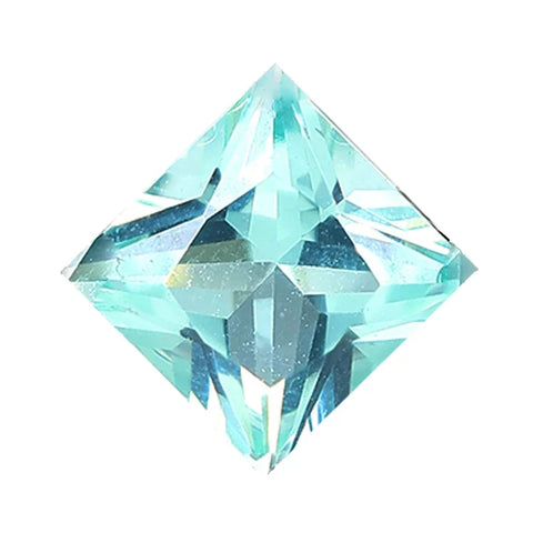 Luxyimagic Bluish Emerald Gemstone Ring