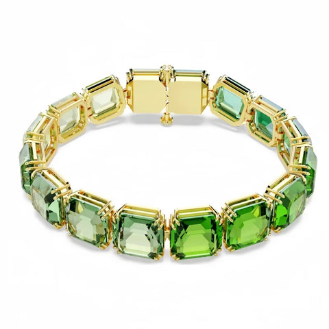 S925 sterling silver octagonal cut bracelet