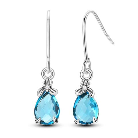 Women's 925 Sterling Silver Snowflake  Earrings