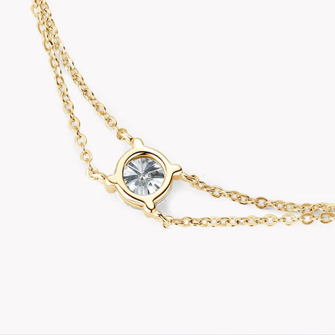 Lnngy 6.5mm 1ct Moissanite Bracelet
