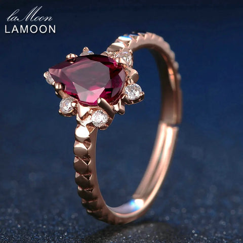 LAMOON 925 Sterling Silver Ring