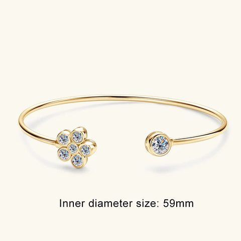 Lnngy Sparkling Moissanite Bracelets