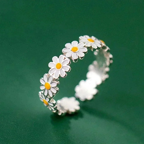 Fashion Vintage Daisy Flower Rings