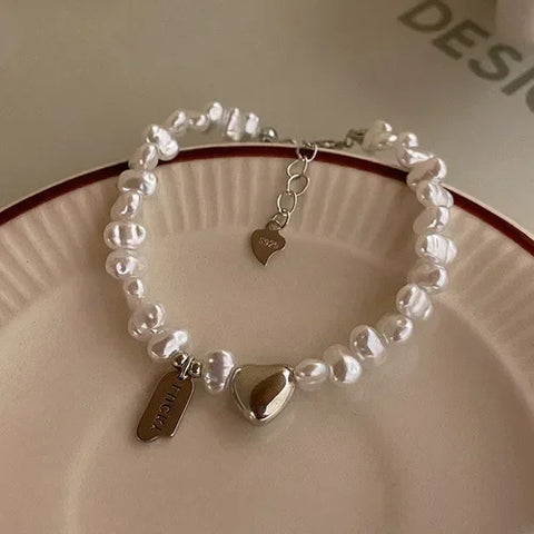 Fashion 925 Sterling Silver Pearl Bracelets