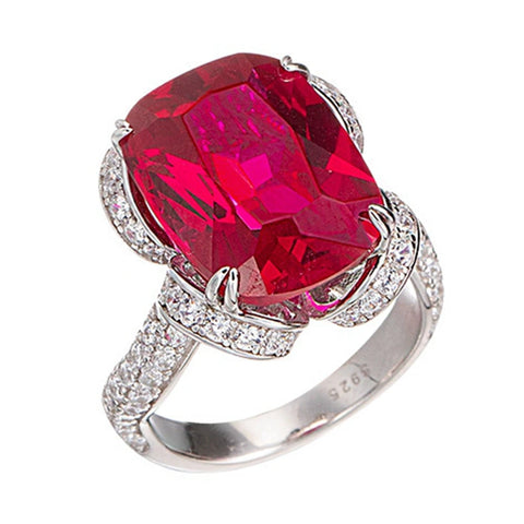 Vinregem 12*16 MM Cushion Cut Ruby