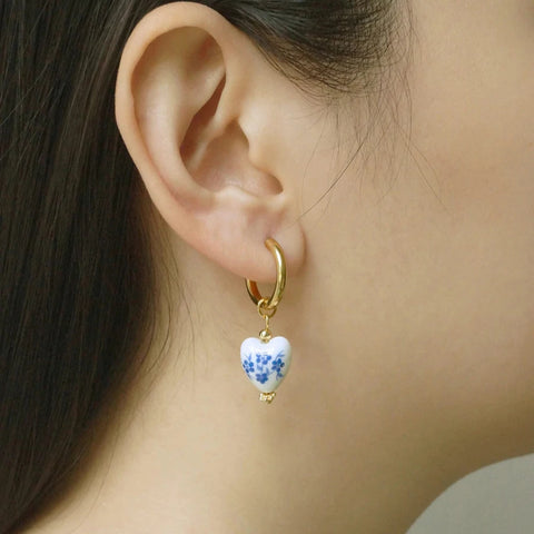 Camellia Flower Stud: Elegant Camellia Studs.