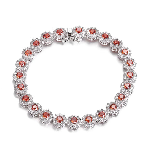 S925 Silver Zircon Tennis Bracelets