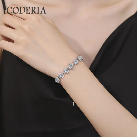 Moissanite Bracelet 4mm