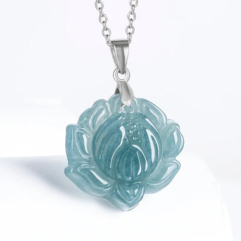 Jia Le/ 925 Silver Inlaid Natural Blue Water