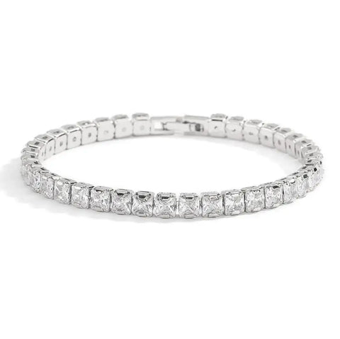Real 3MM D VVS Moissanite Tennis Bracelet