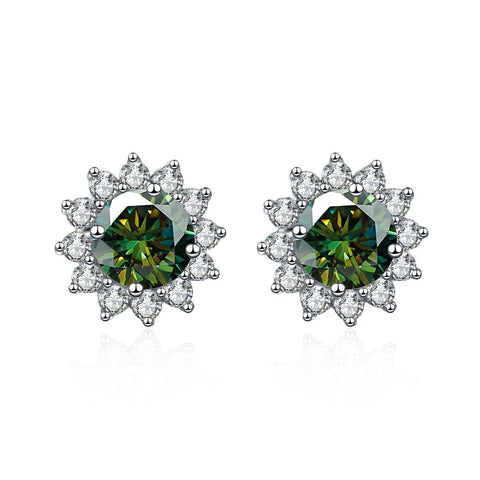 Butterflykiss 0.5 Carat D Color Moissanite Stud Earrings