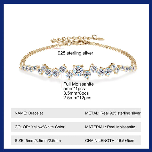 Moissanite Bracelet
