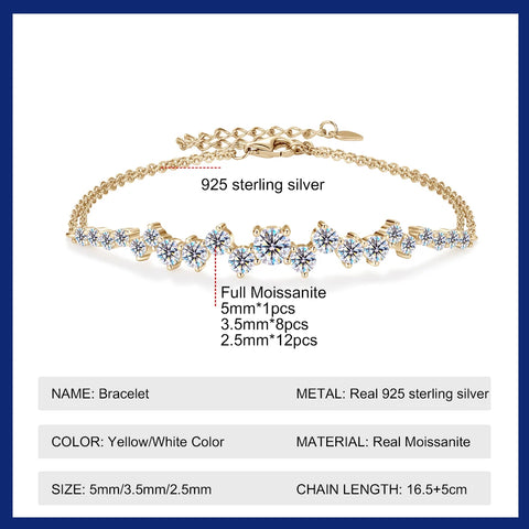 Moissanite Bracelet