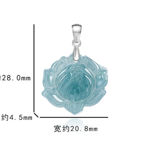Jia Le/ 925 Silver Inlaid Natural Blue Water
