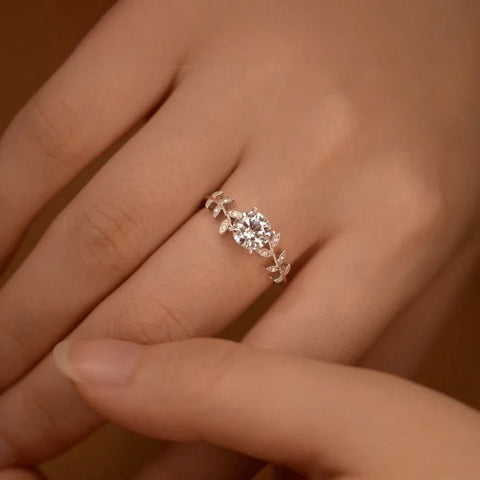 NeeTim 1CT Moissanite Diamond Rings Wedding Band