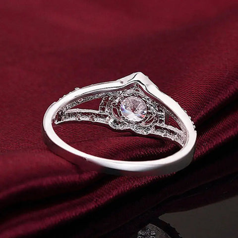 Women Wedding Rings 925 Sterling Silver