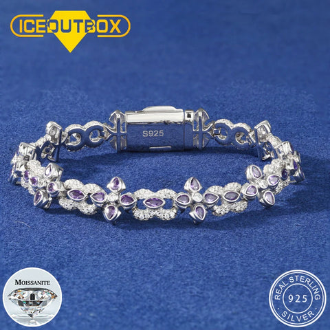 Sterling Silver Infinity Cross Bracelet