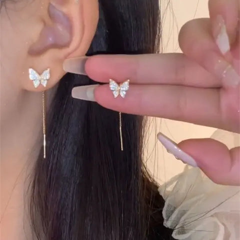 Exquisite Drop Ear Line Long Hanging Earrings