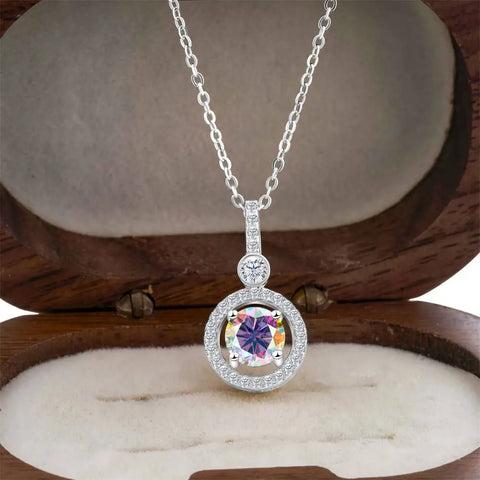 Luxury 1carat Moissanite Women's Necklace