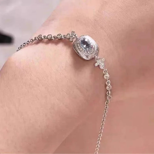 light blue gemstone bracelet