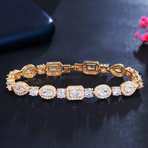 Three Graces Cubic Zirconia Bracelet