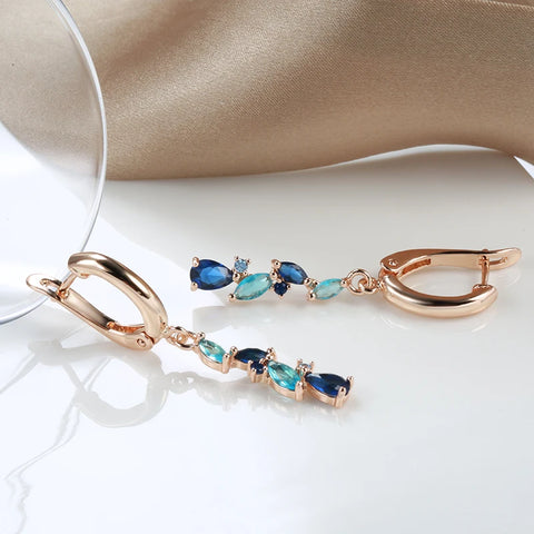 SYOUJYO New 585 Rose Golden Earrings