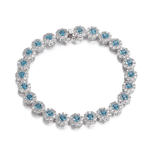 S925 Silver Zircon Tennis Bracelets