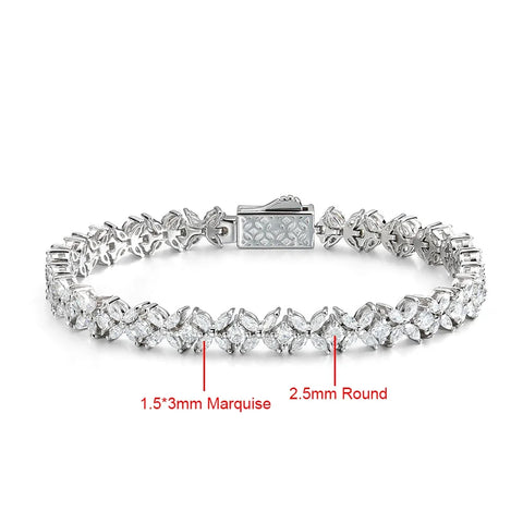 Full Moissanite Bracelet
