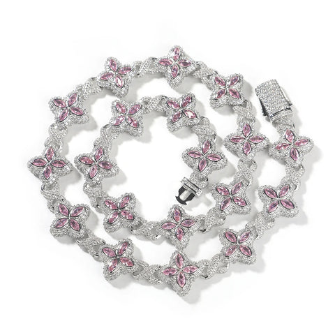 Flowers Necklace Jewelry