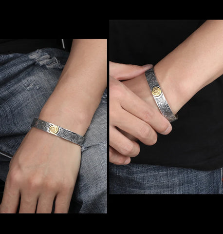 Vintage Tangcao Flying Eagle Open Bracelet
