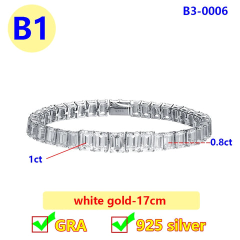 Special Moissanite Diamond Bracelet