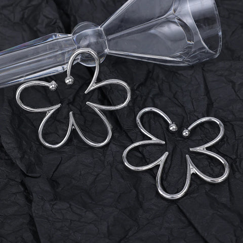Trendy Creative Hollow Flower Ear