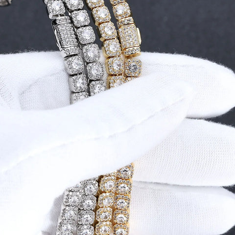 Customized 5mm Ice Tennis Bracelet