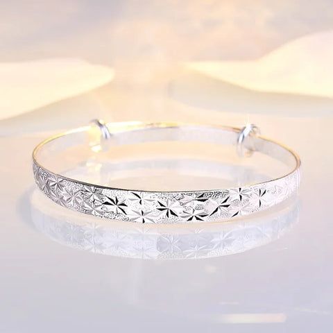 925 Silver Original Romantic Gypsophila Star Bangles