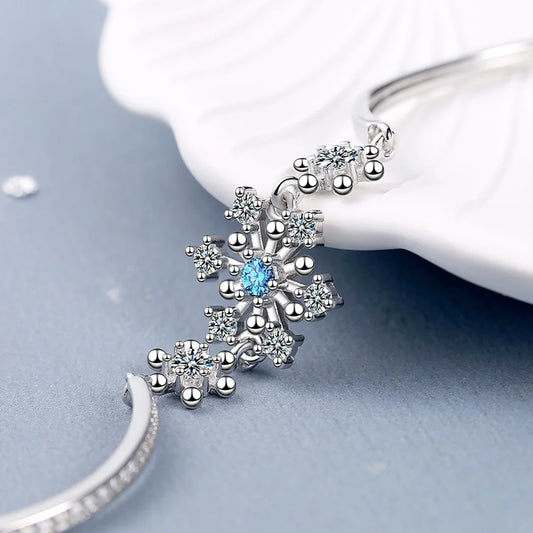 Snowflake Bracelet Rhinestone Bangle  Bracelets
