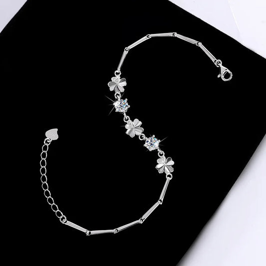 Classic leaf Moissanite Bracelet