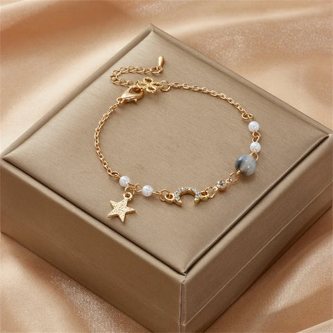 Silver Color Zircon Bracelet