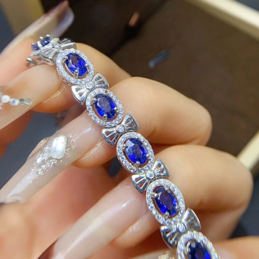 Natural Sapphire Bracelet
