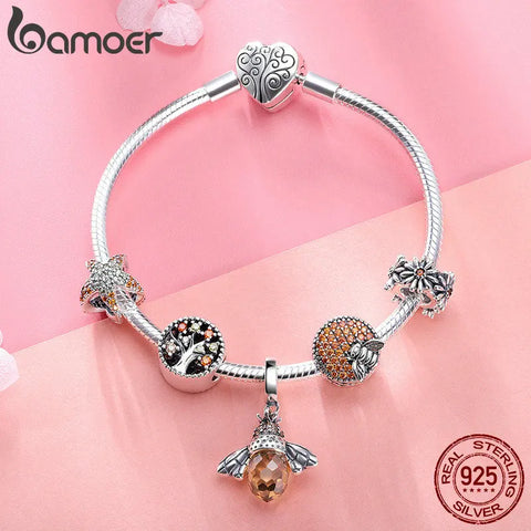 BAMOER 925 Sterling Silver Bracelets