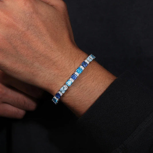 BELLUX 925 Silver Synthetic Zircon Glacier